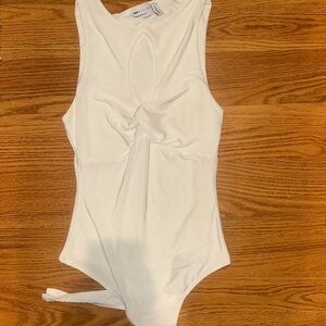 White bodysuit by ASOS